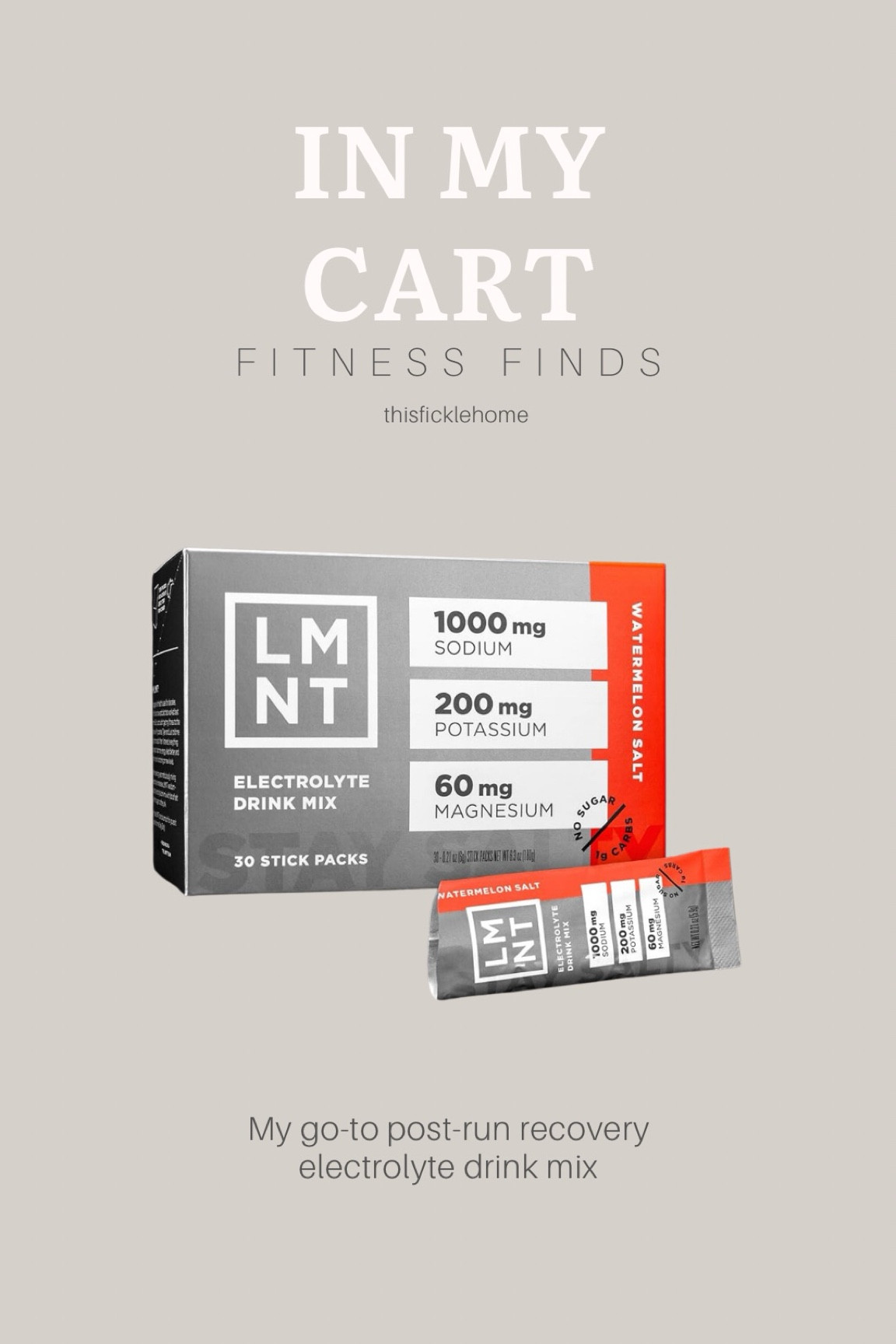 LMNT electrolyte drink mix to help with recovery after a workout — available in multiple flavors!

#LTKActive #LTKFitness