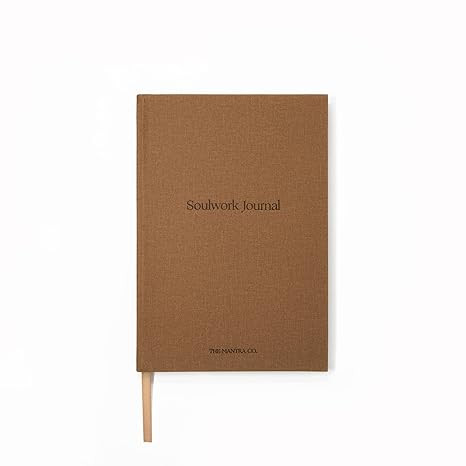 Soulwork Journal - Lined Notebook, Positive Affirmations Inside, 160 Pages, 5.6” x 8.2”, Faux... | Amazon (US)