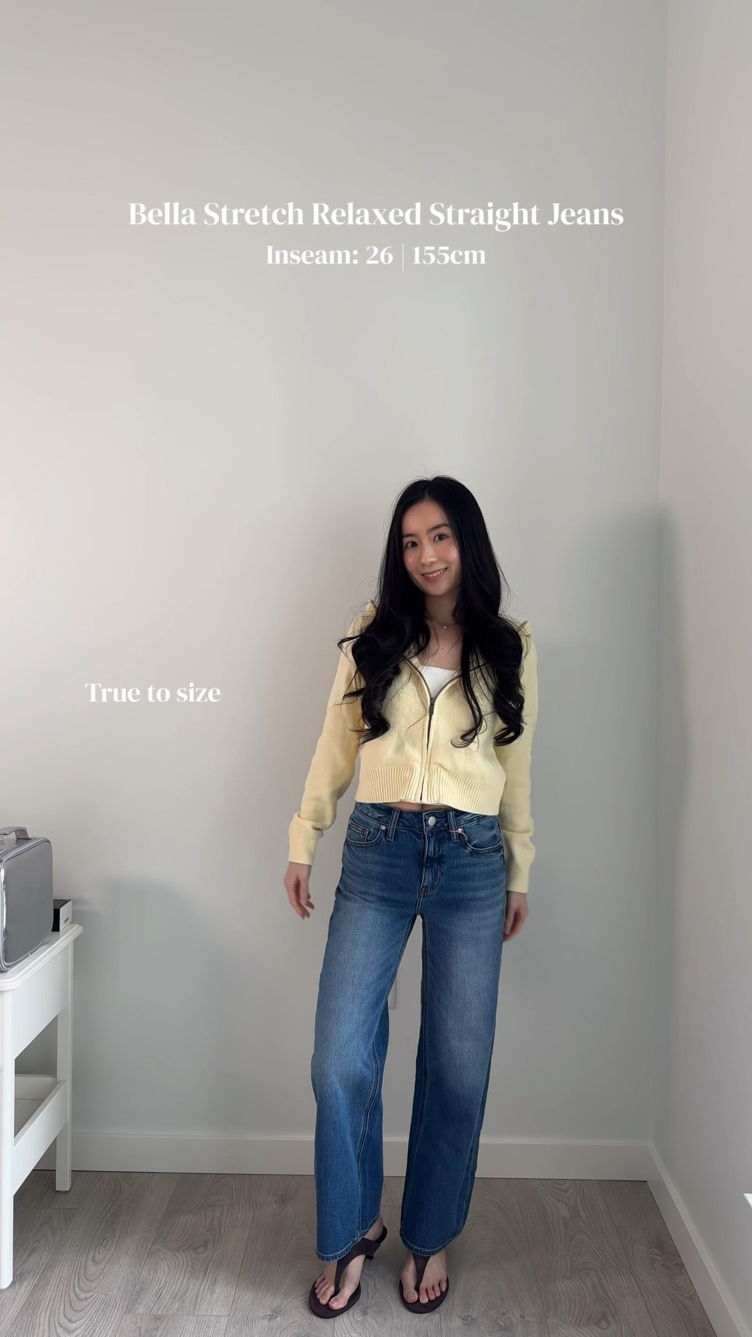 Bella Stretch Relaxed Straight Jeans

Inseam: 26 | Size 24 | 155cm

One of the comfiest jeans! True to size, fits perfectly around the hips, and the 26” inseam is ideal for petites 

#LTKcanada #LTKpetite #LTKjeans