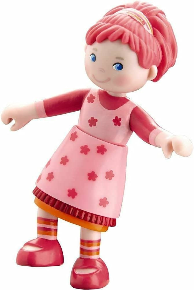 HABA Little Friends Lilli - 4" Dollhouse Toy Figure with Pink Hair | Amazon (US)