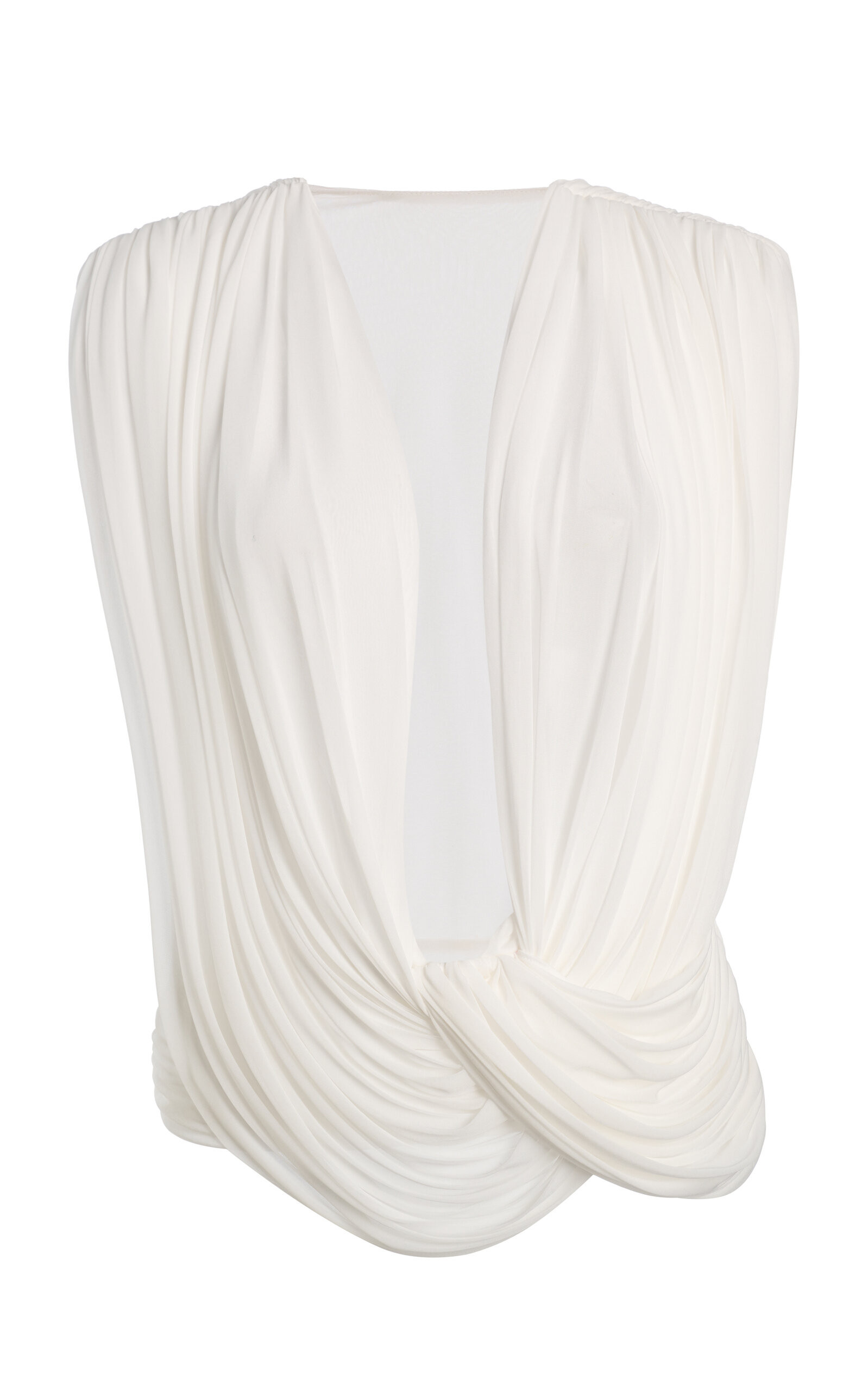 Christopher Esber Ripple Draped Jersey Top - Moda Operandi | Moda Operandi (Global)