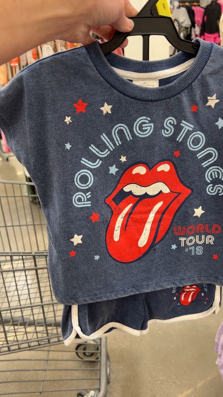 How cute is this little girl sweat set. Short sleeves with little shorts! It is a little thicker material so it’s perfect for Spring weather! Love the Rolling Stone graphics! 

#LTKSeasonal #LTKkids #LTKstyletip