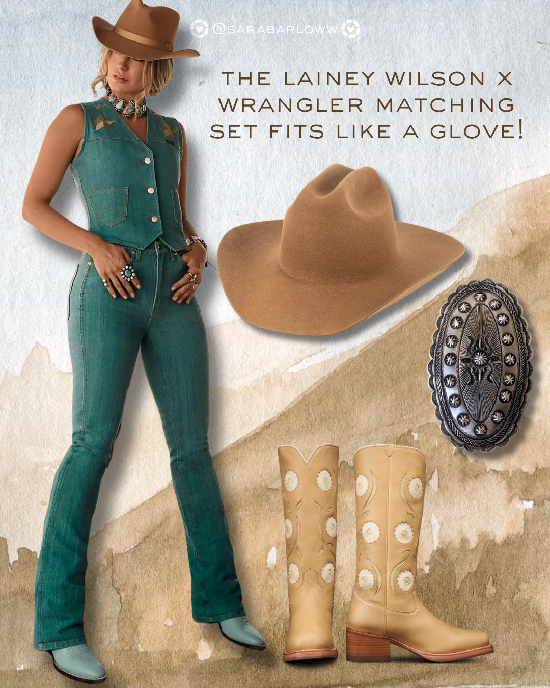 i'm obsessed with this Lainey Wilson x @wrangler collab! These colors are bright and fun, and each piece fits like an absolute glove. Don't miss your chance to style this matching set for your upcoming concert, festival, or night on the town!  

 #LTKootd #LTKSeasonal #LTKSaleAlert