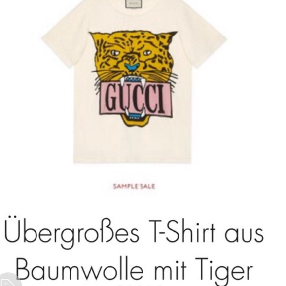 Gucci authentic tiger graphic tee medium | Poshmark