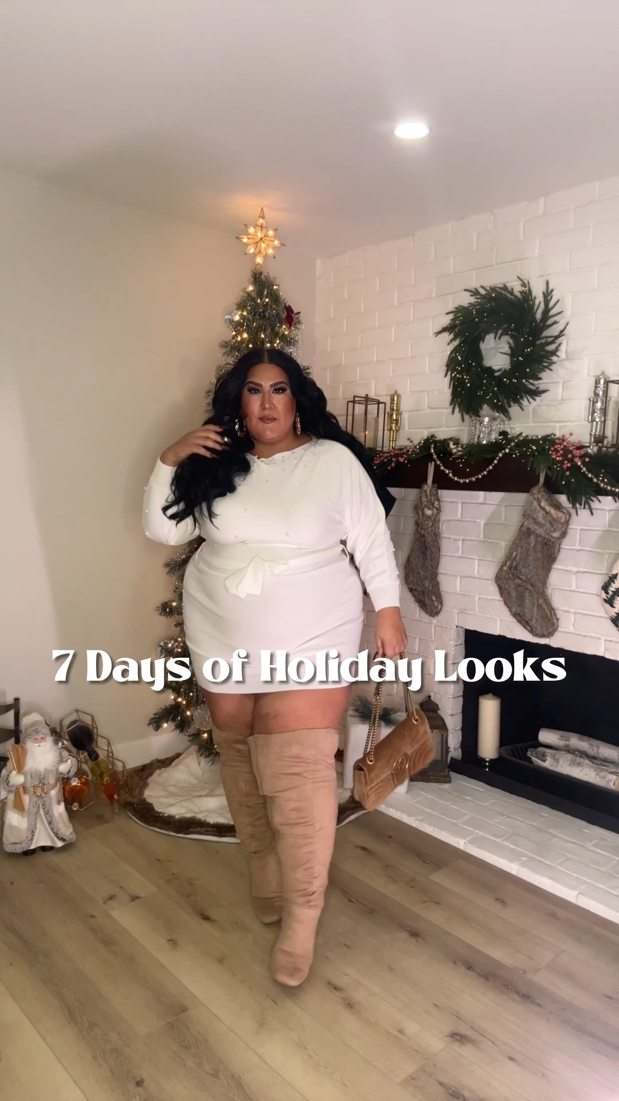 The boots!! 

#LTKSeasonal #LTKWatchNow #LTKPlusSize