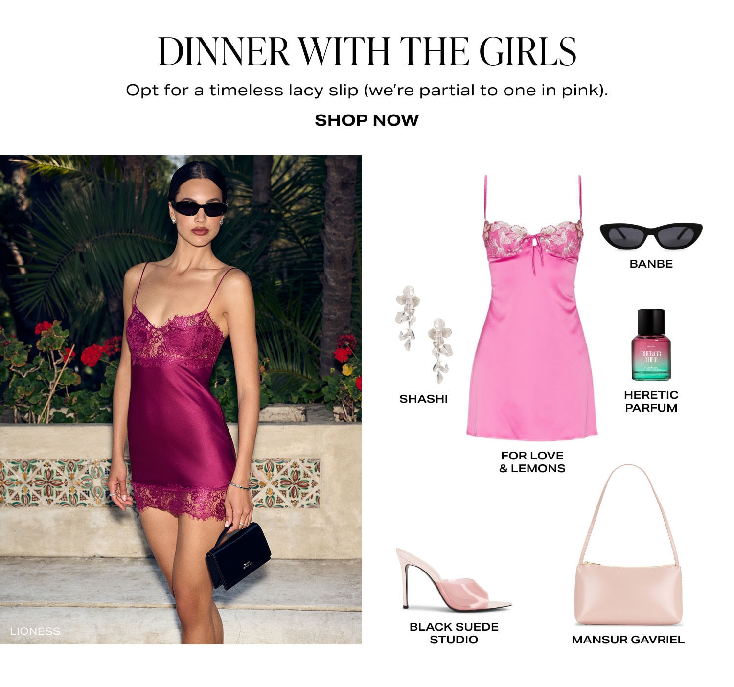 Dinner with the girls outfit inspo
Opt for a timeless lacy slip! Shop Revolve Trends now! 

 #LTKgrwm #LTKootd