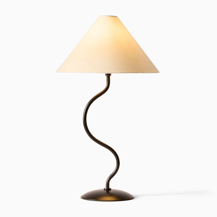 Zigzag Table Lamp (24") | West Elm (US)