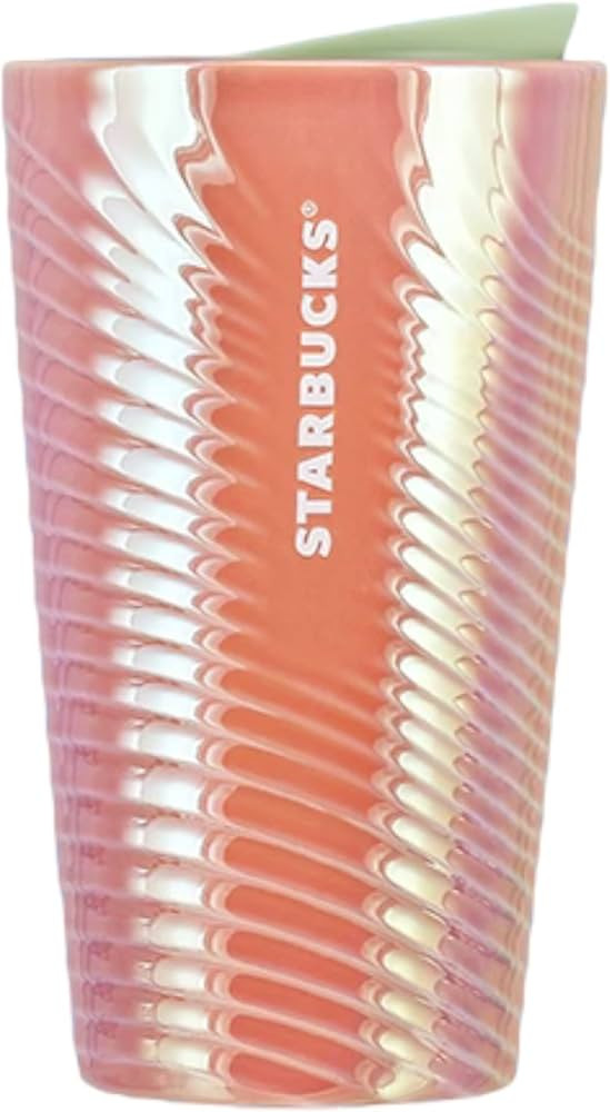 Starbucks Cotton Candy Pink Classic Ceramic Coffee Travel Tumbler 12 oz (Cotton Candy Pink) | Amazon (US)