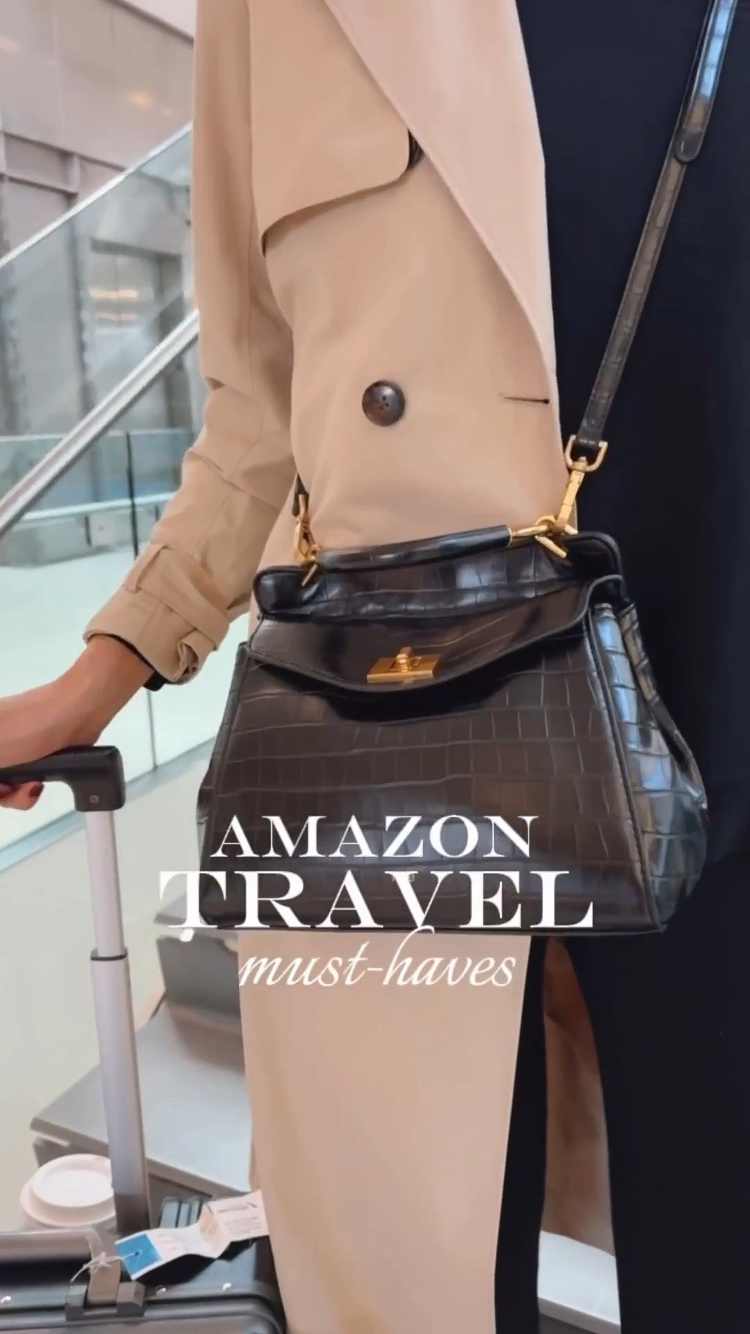 Amazon travel must have!
Loving handbag 
Amazing carry on 
Stunning sunnies 
I love all of these travel essentials, the quality it’s amazing and perfect for traveling.
Travel essentials 
Travel outfit 
Airport outfit 
Cozy set 
Cozy travel outfit

#LTKTravel #LTKU #LTKootd