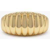 14K Gold Chunky Statement Ring By Ferkos Fine Jewelry, Ribbed Dome Ring, Minimalist A Must Have Bold Gift For Her | Etsy (US)