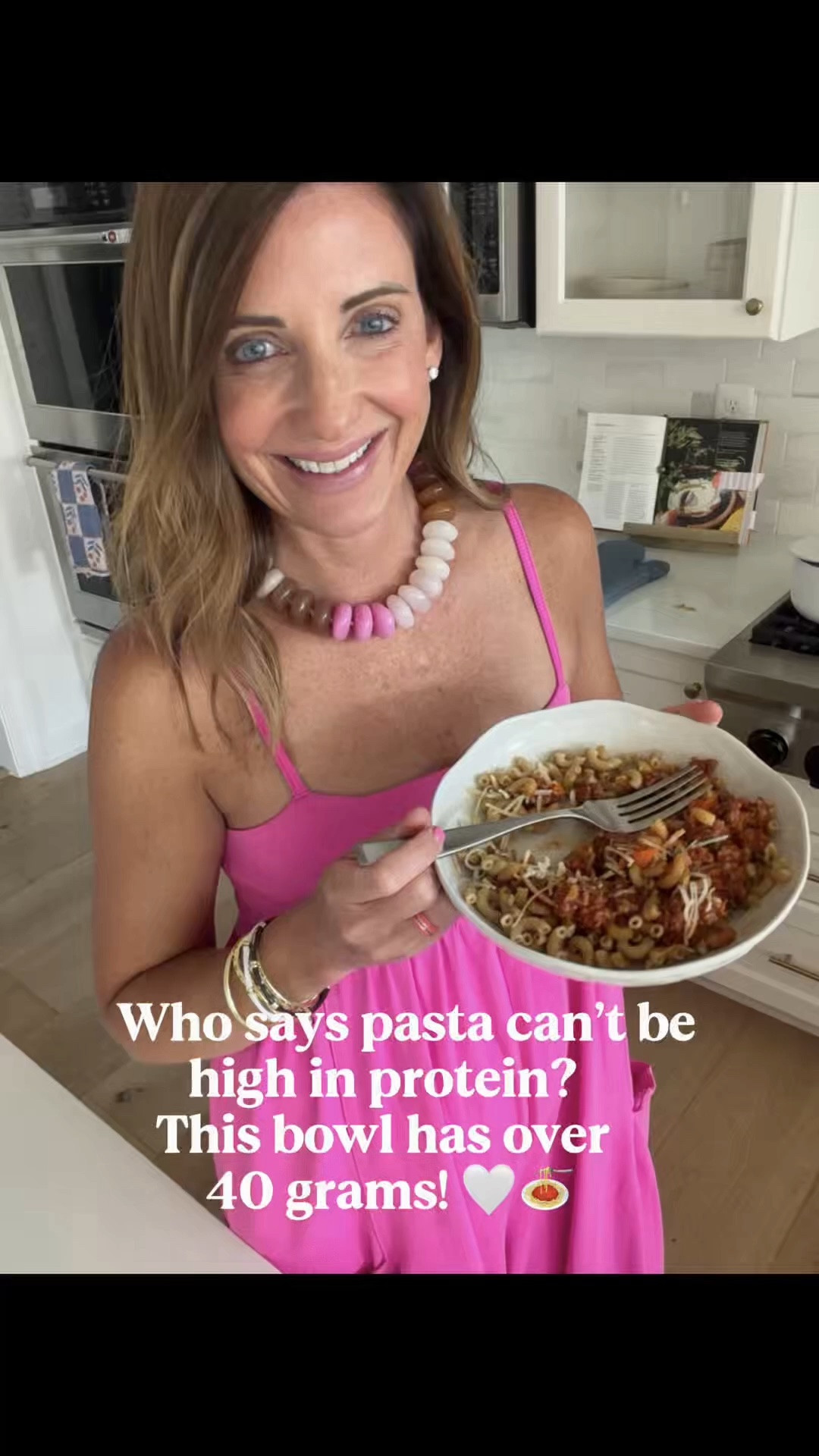 I try to pack in the protein in every meal! Pastas and tacos are easy because we all love venison and that packs a punch and is lean. I used to hate the taste of it, but over time I grew to like it. I also try and sneak in all those veggies.

#LTKdayinmylife #LTKstorytime #LTKfoodie