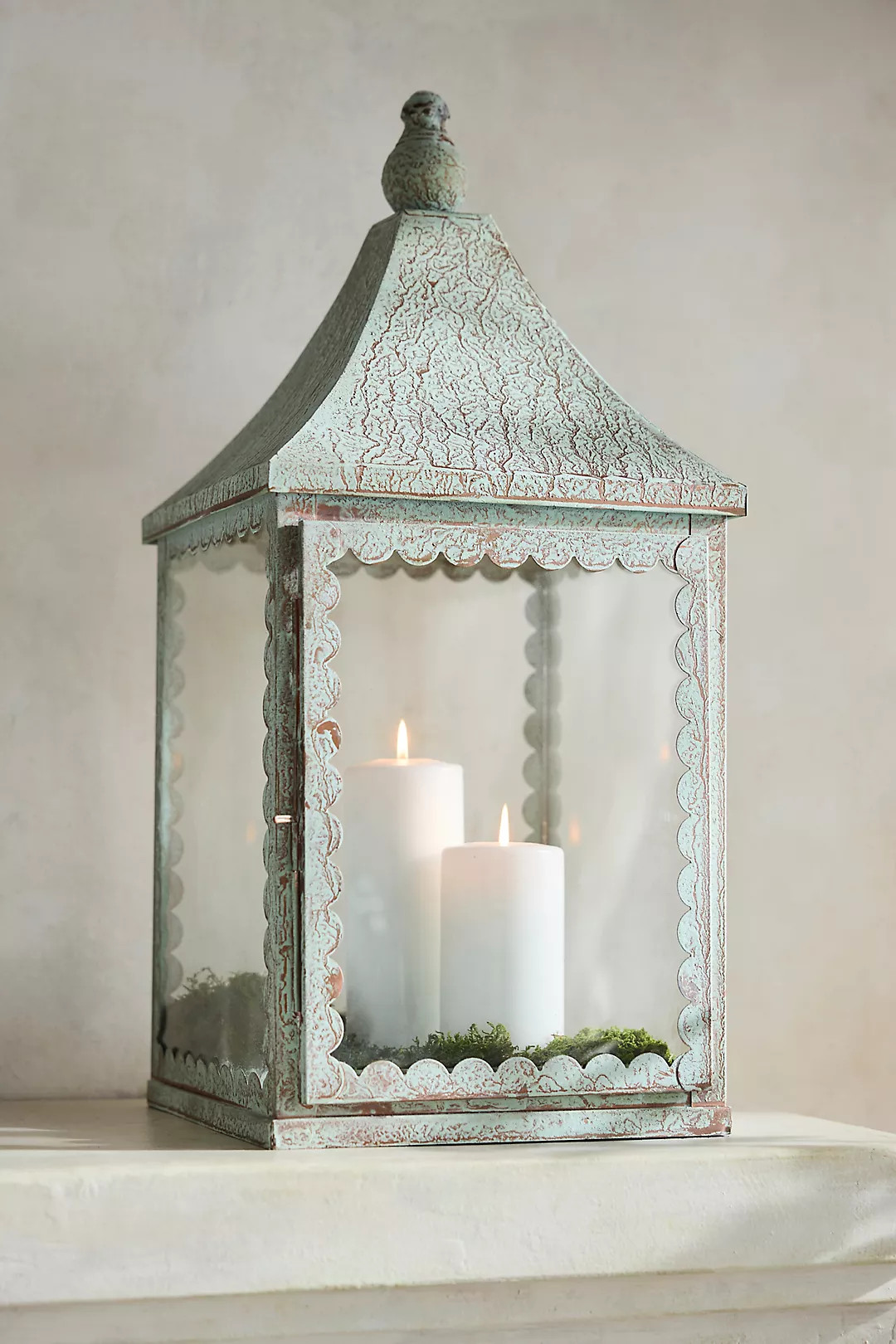 Scalloped Iron Lantern | Anthropologie (US)