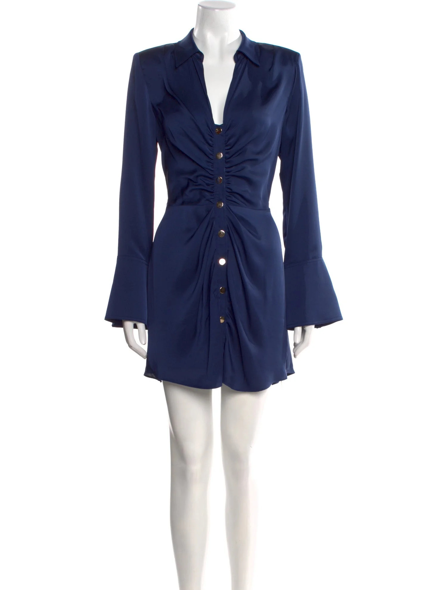 V-Neck Mini Dress w/ Tags | The RealReal