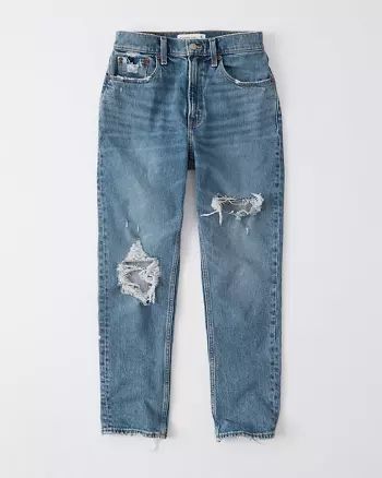 High Rise Mom Jeans | Abercrombie & Fitch (US)