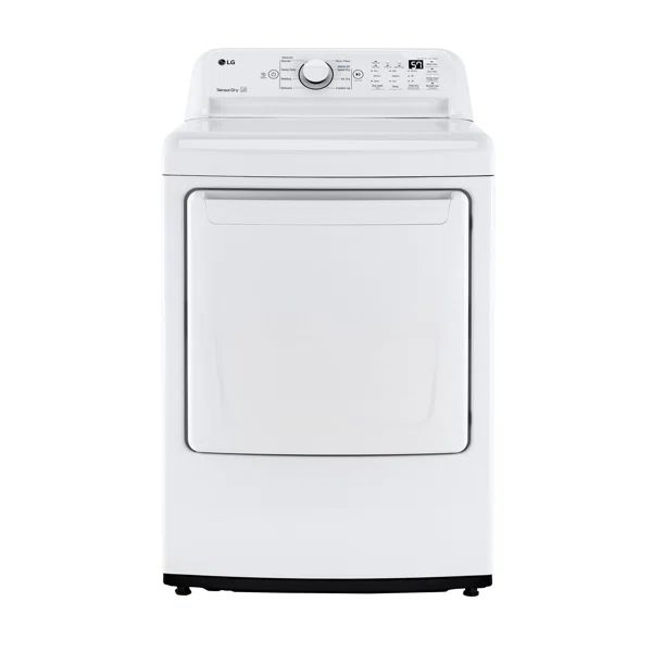 LG 7.3 Cubic Feet Natural Gas Stackable Dryer with Sensor Dry | Wayfair North America