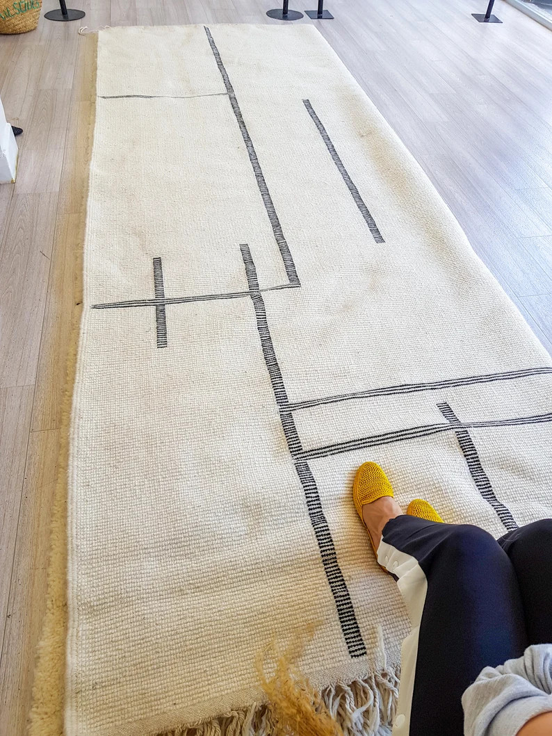Moroccan rug, handmade carpet, Authentic beni ourain rug, Azilal rug, Berber area rug, tapis maro... | Etsy (US)