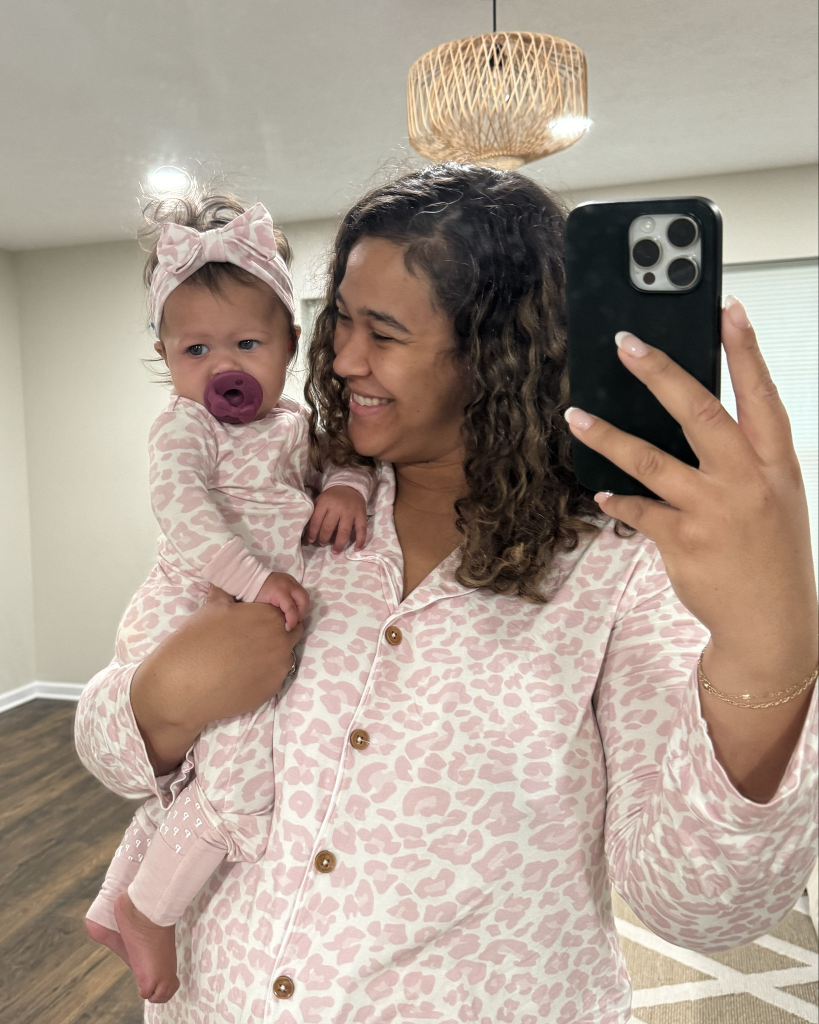 These Mommy & Me matching pajamas are so cute and comfortable! I’m wearing a size XL and baby girl is wearing a size 6-9 months! Everything is true to size and stretchy if you size down!

#LTKBaby #LTKStyleTip #LTKFamily