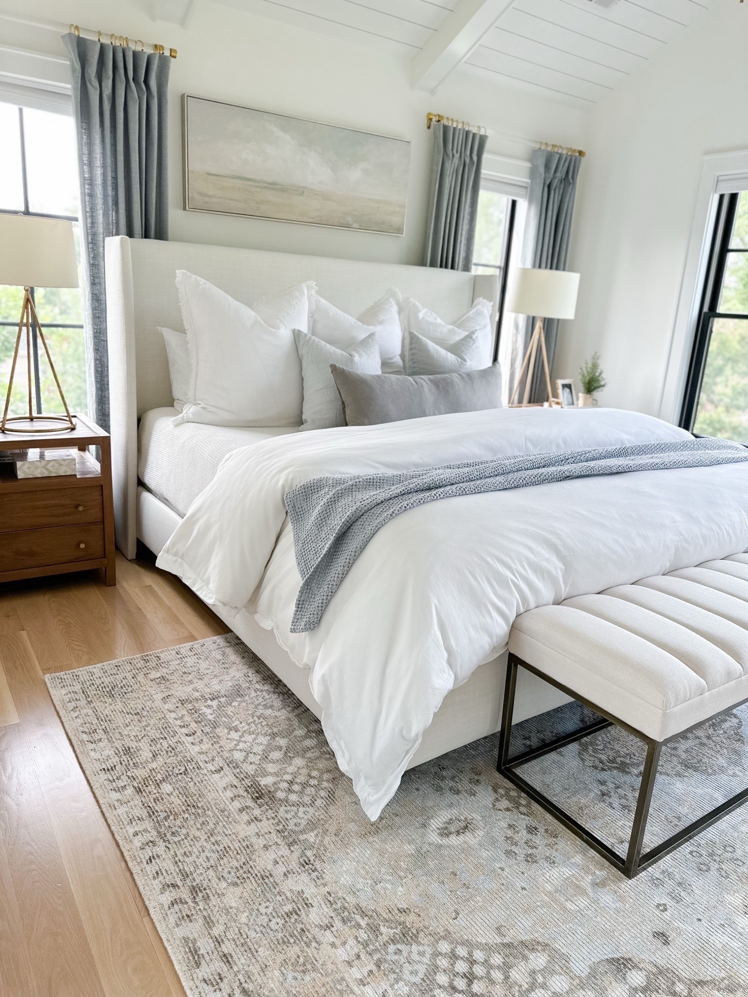 A few foundational pieces can completely shift the feel of a bedroom—and this is one of my most asked-about combinations.

My Tilly bed in Zuma white has that clean, tailored look that instantly brightens and grounds the space, paired with a vintage-style wool blend rug that adds just the right amount of texture and warmth without overwhelming the room. 

#LTKHome