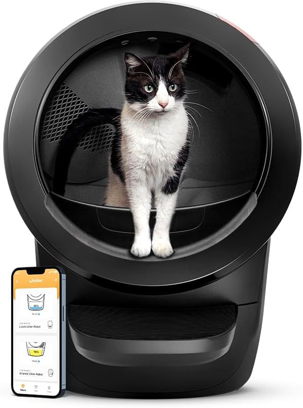 Litter-Robot 4 Core Bundle by Whisker, Black - Automatic, Self-Cleaning Cat Litter Box, Includes ... | Amazon (US)