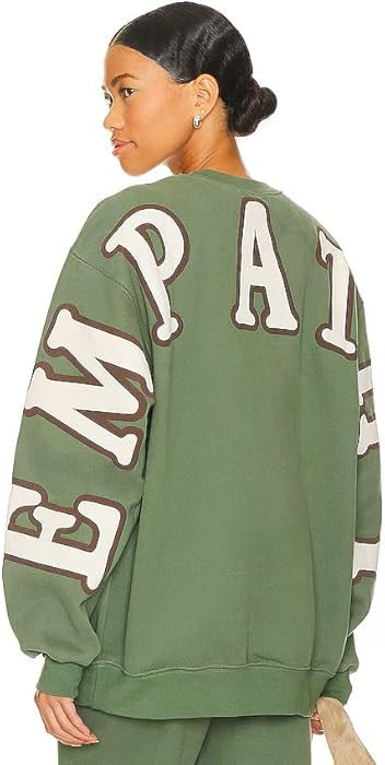 The Mayfair Group Empathy, Always Olive Crewneck | Amazon (US)