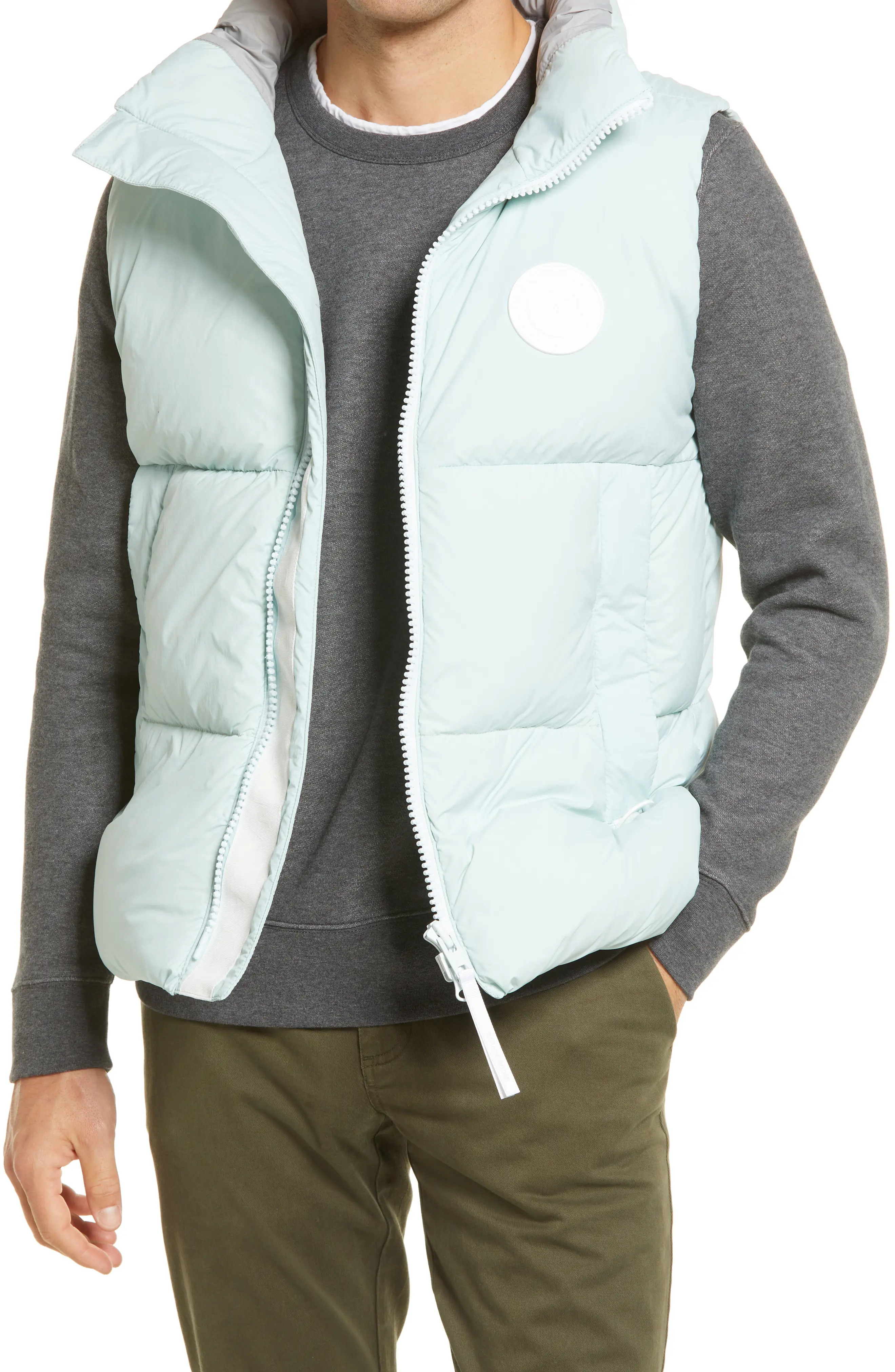 Canada Goose Everett Puffer Vest in Meltwater-Eau De Fonte at Nordstrom, Size X-Large | Nordstrom