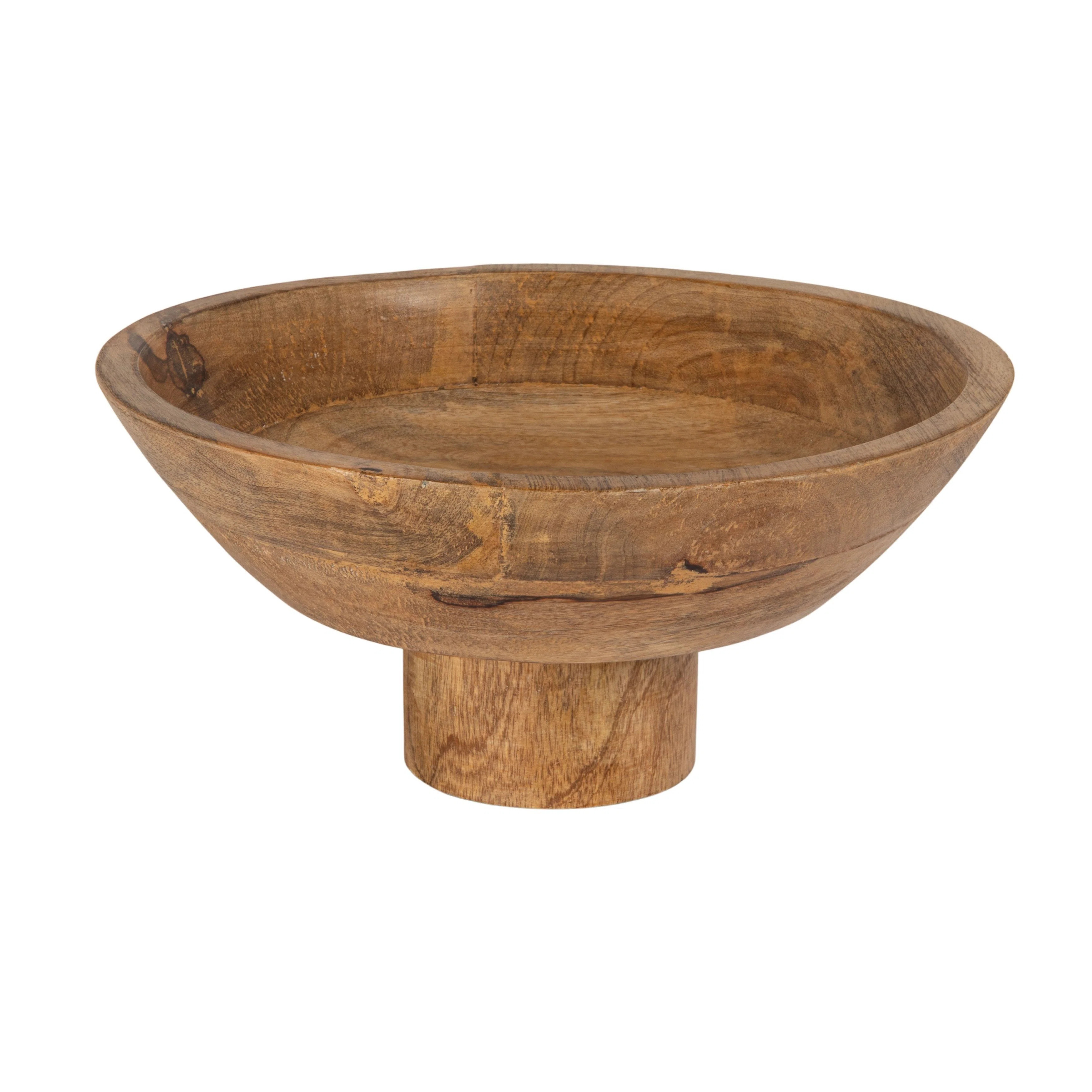 Allyce Mango wood footed bowl | AllModern