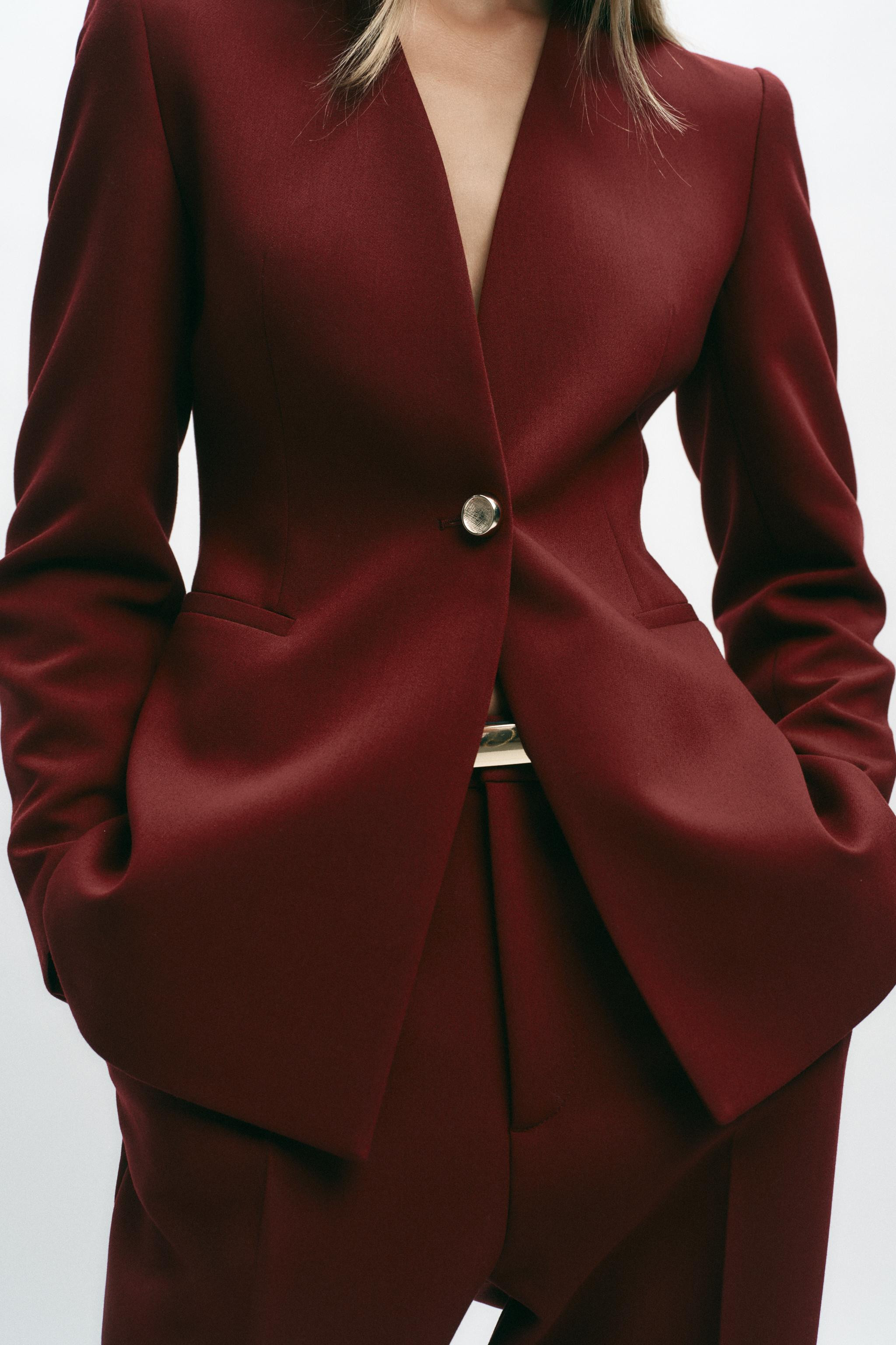 SLEEVELESS TAILORED BLAZER | Zara US