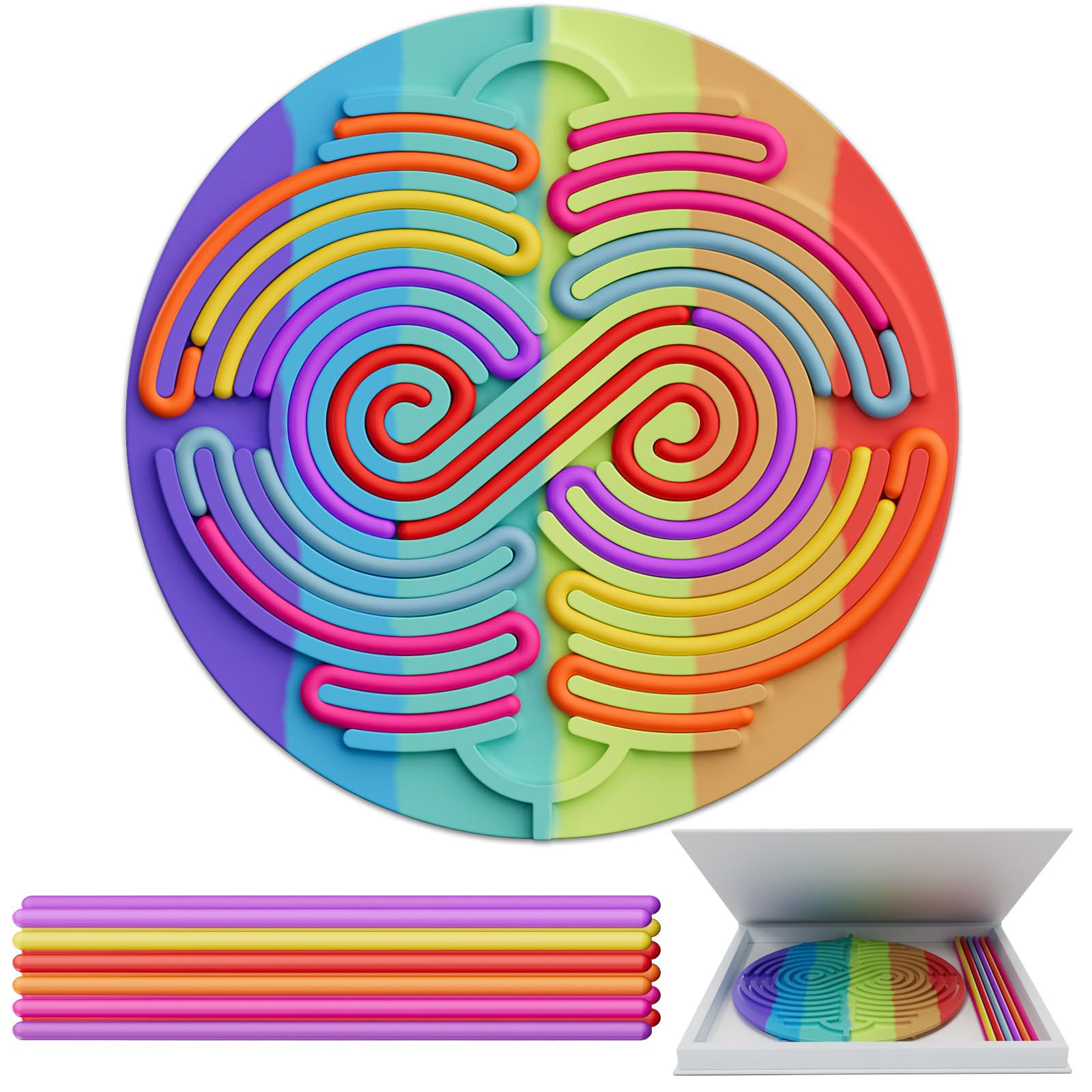 Sensory Activity Board for Kids Toddler Boys , Sensory Fidget Toys for Stress Anxiety Autistic AD... | Amazon (US)