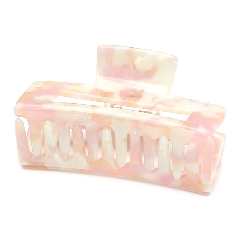 QinGoo Medium Rectangle Hair Claw Clip for Women Non-Slip Strong Hold Thick Hair Accessory 1 Coun... | Walmart (US)