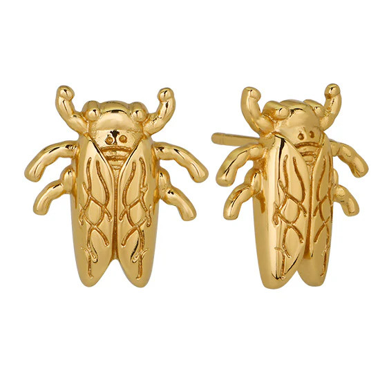 Baby Bug Stud Earrings | Goldbug Collection