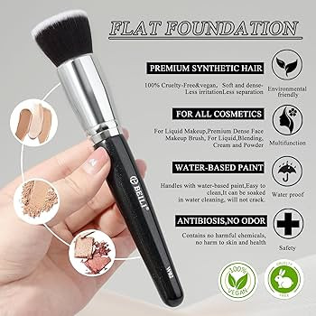 BEILI 6-Piece Brush Collection, Brushes For Face, Eyes & Brows, Vegan & Cruelty-Free,Water Paint ... | Amazon (US)