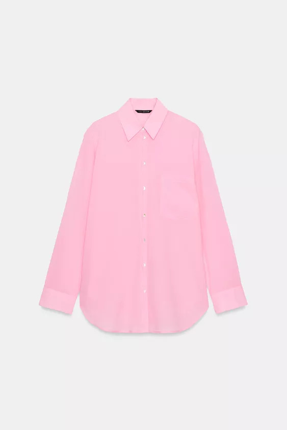 OVERSIZED COTTON SHIRT | Zara US