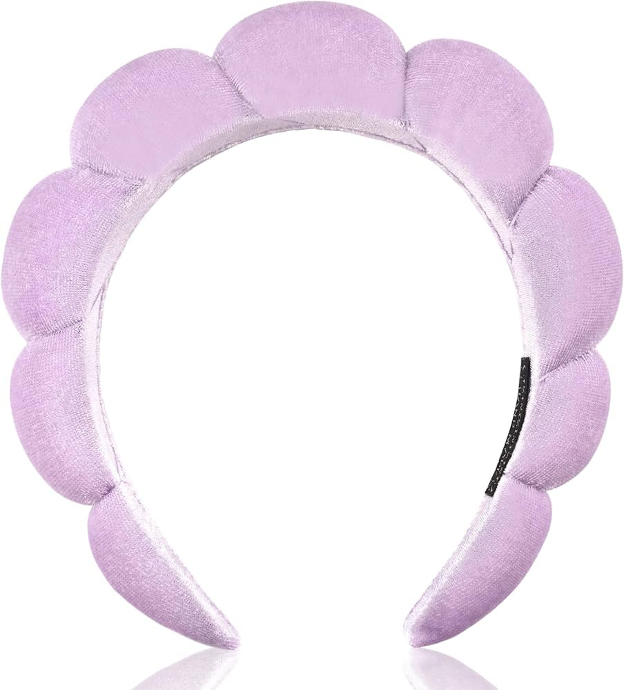 Ayesha Spa Headband for Women Sponge Headband for Washing Face Clouds Soft Hairband Makeup Headba... | Amazon (US)