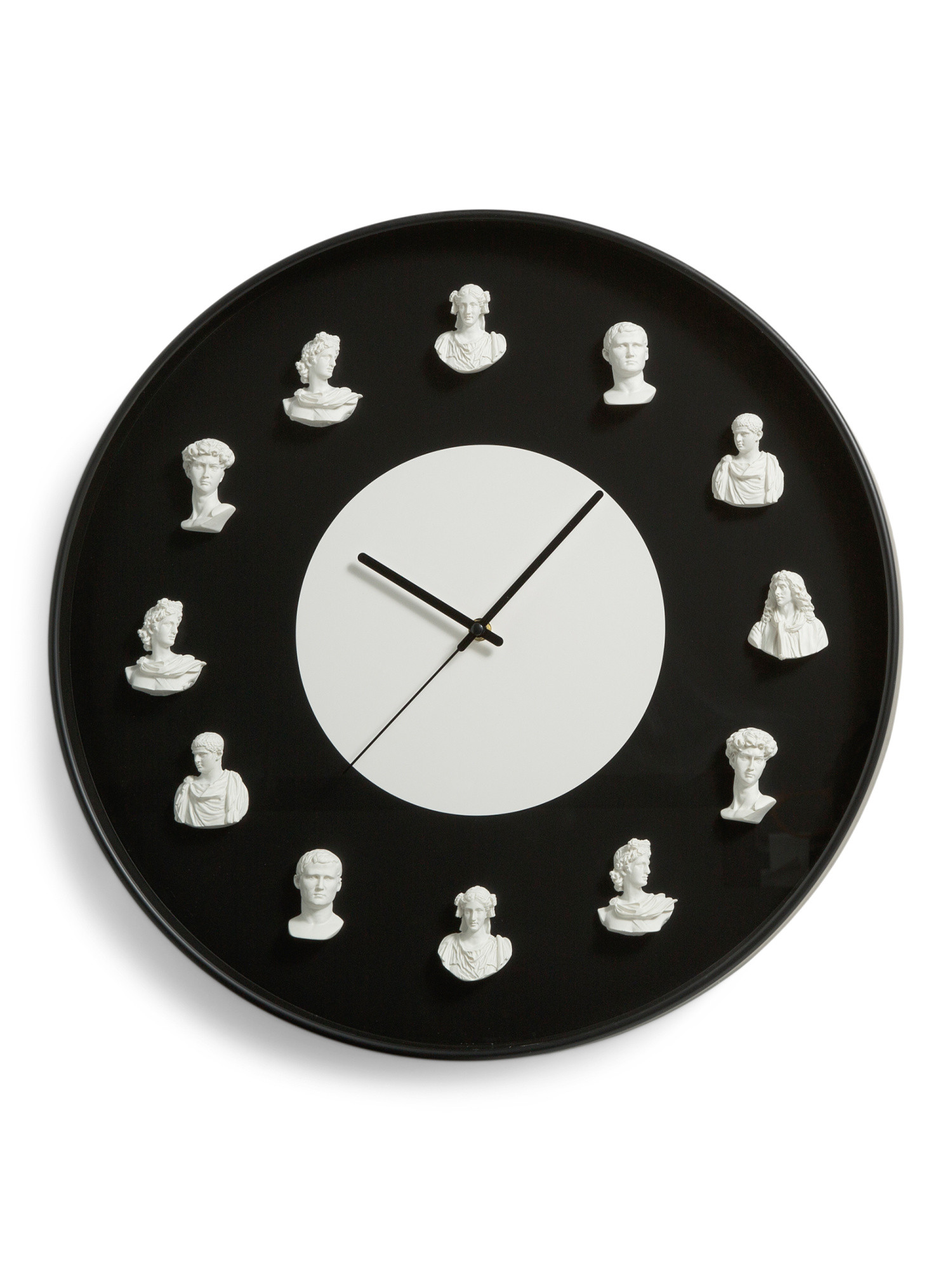 20in Clock With Resin Figures And Round Frame | TJ Maxx