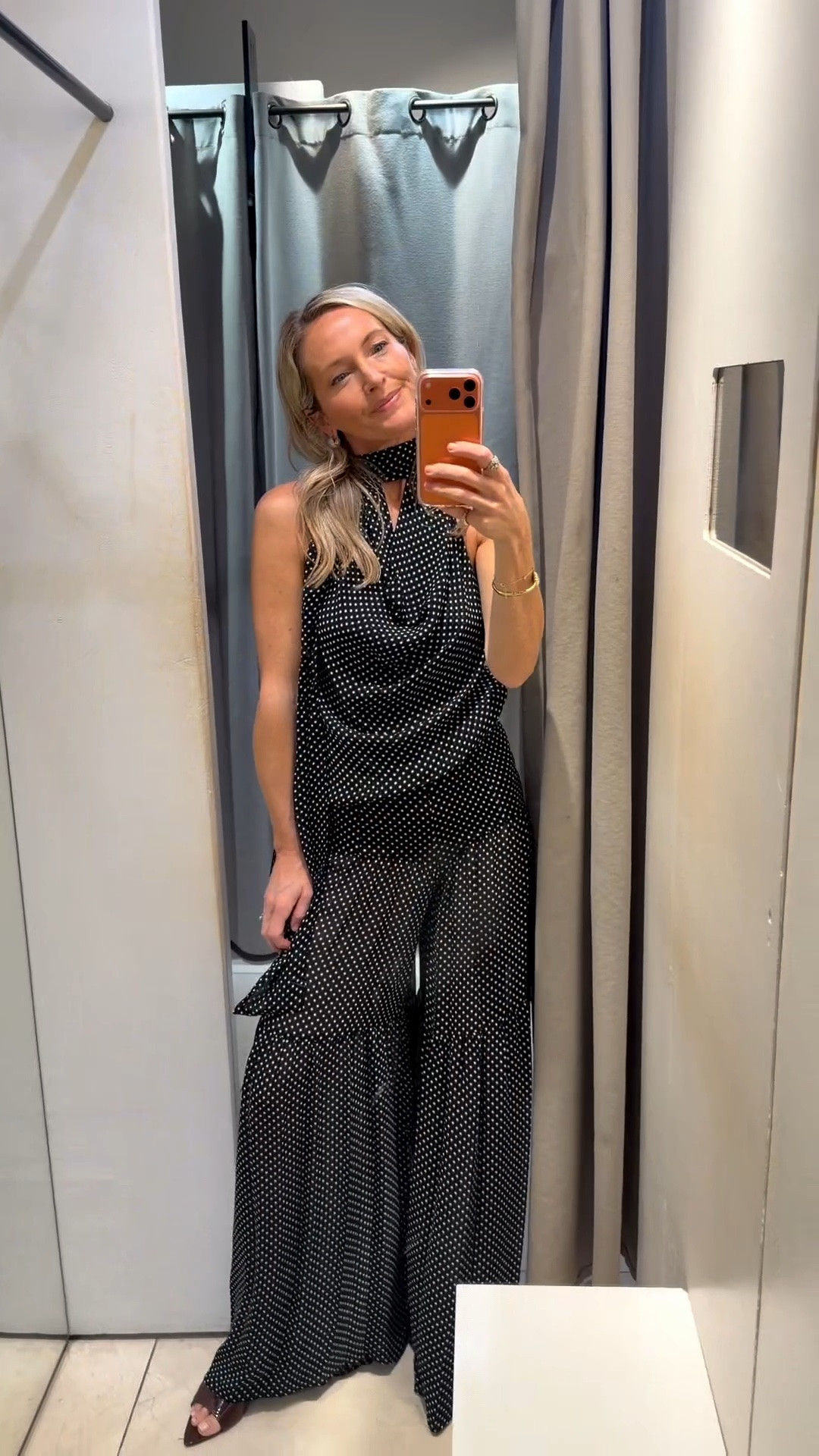So I took one for the team.. at work yesterday we had a good chat about this gold jacket ..will it really be that good in real life?! I can confirm it’s fabulous. The tapered trousers from the same collection are so chic too - these were a medium so I sized up. 
The linen jacket is also so good - 3 people asked me where I picked it up - along with classic pair of tailored trousers - I took an 8. 
Also if you’ve been wondering like me if polka dots are for you this swooshy trouser and top set are the perfect way in. A subtle polka dot and such a lovely flowy silhouette - the trousers were a small - I could possibly have gone one one size up or just not eaten breakfast.. it was a close call. (Too small too) 
Finally it’s not really a trip to Zara without trying on a balloon pant.. but I really loved these.. so good for a holiday or day to night wear x

#LTKuk #LTKsummer #LTKpartywear