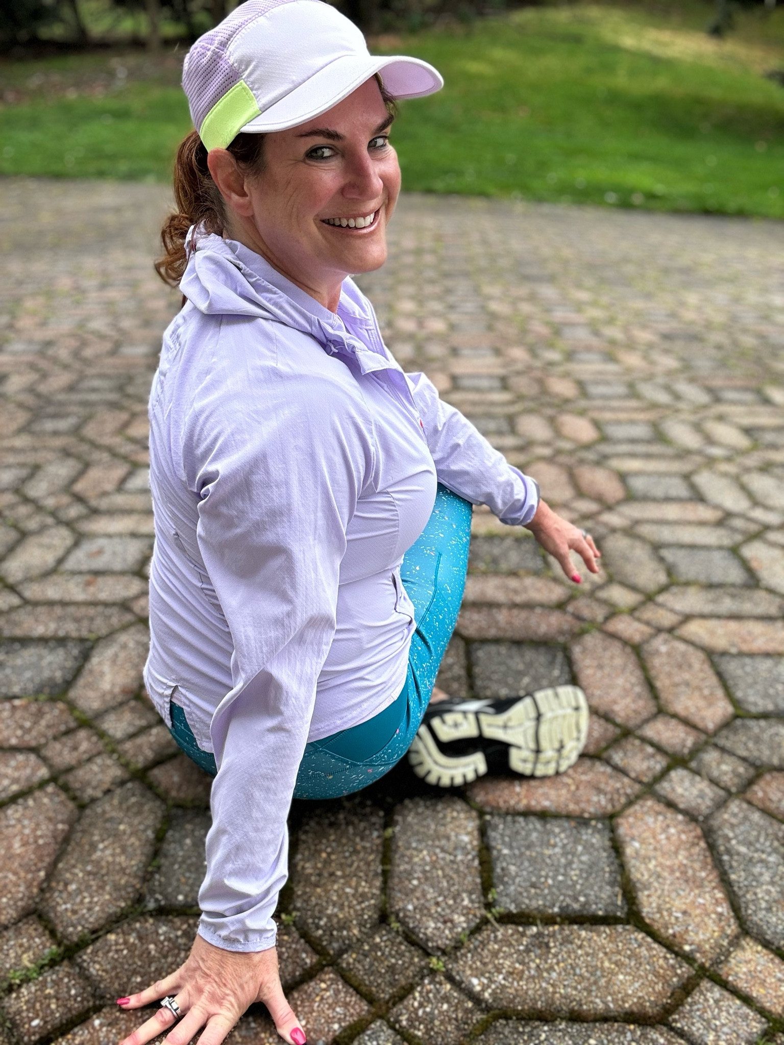 Rainy days run made better with waterproof @BrooksRunning Ghost Gortex. Dry feet for the win 

#LTKActive