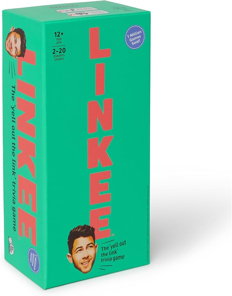 Linkee: Nick Jonas Edition: Family Quiz Board Game for Adults and Teens, Perfect For Family Game ... | Amazon (US)