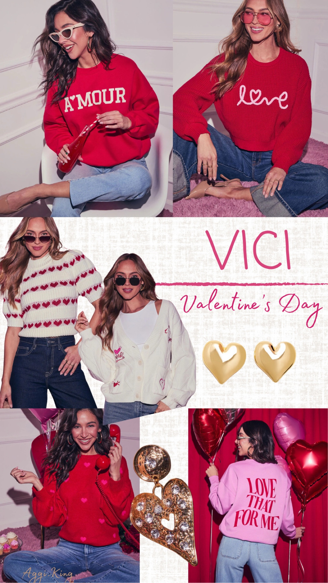 Valentine’s Day by VICI 
code AGGISAVE30 for 30% off 

#vici #vicipartner #valentinesday #red #pink

#LTKFindsUnder100 #LTKStyleTip #LTKGiftGuide