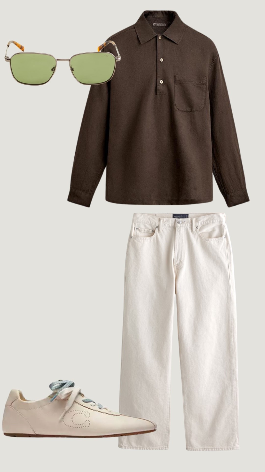 Quiet luxury summer fits > loud logos.
The dark brown + cream combo never misses, and those green-tinted shades pull the whole look together perfectly. 🤎

#mensfashion #mensstyle #summerstyle #oldmoneystyle #quietluxury #summeroutfits #menswear #minimalstyle #smartcasual

#LTKdayinmylife #LTKgrwm #LTKxAbercrombie