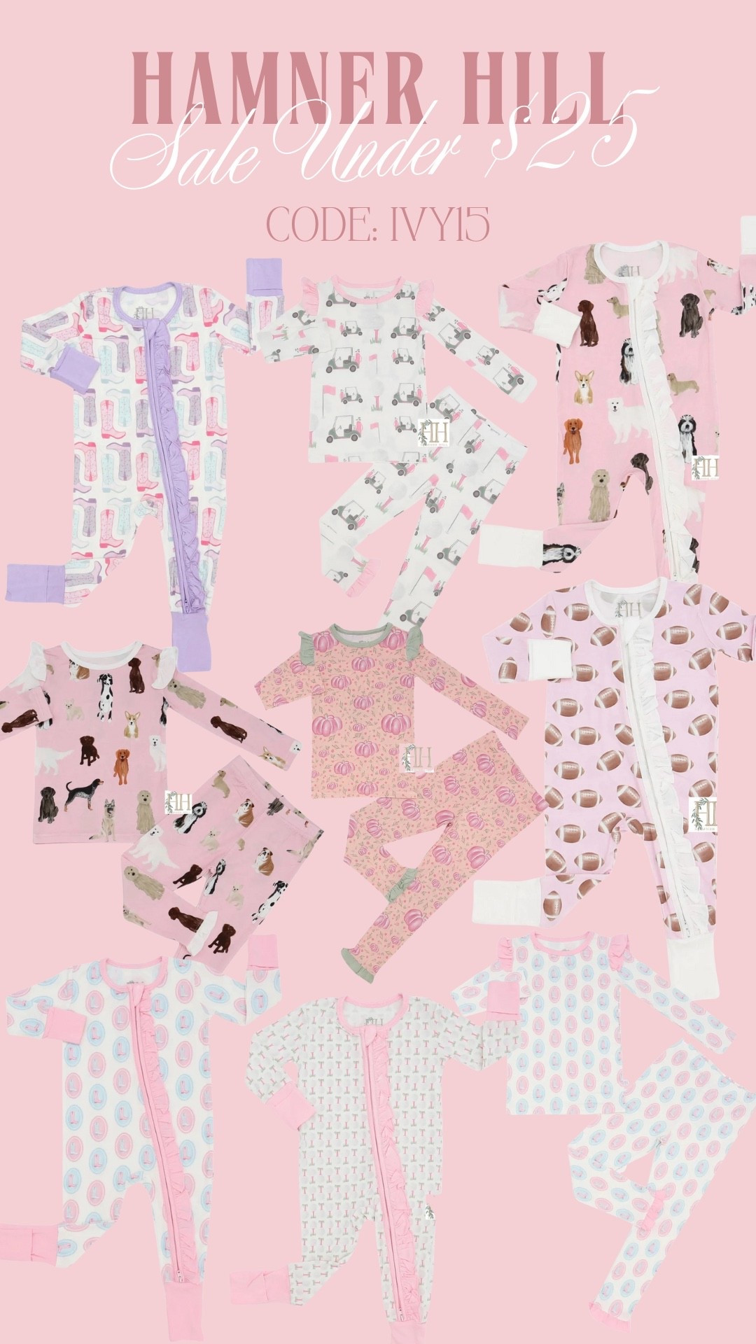 Hamner Hill pajamas - all under $25 code IVY15 to shop 🩷

#LTKKids #LTKBaby