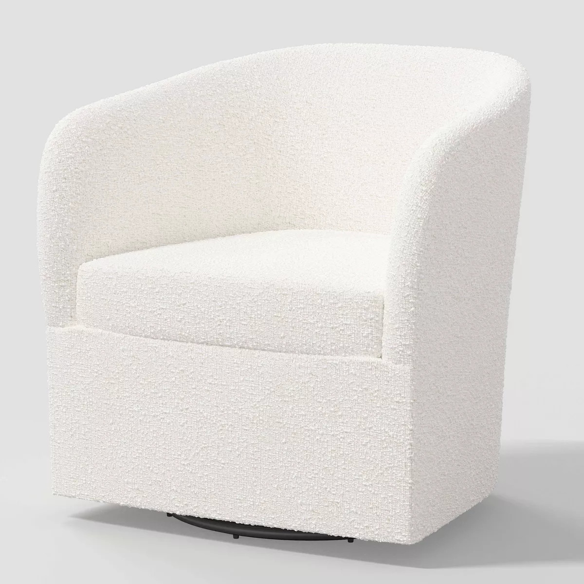 Rhea Swivel Chair in Boucle - Threshold™ | Target