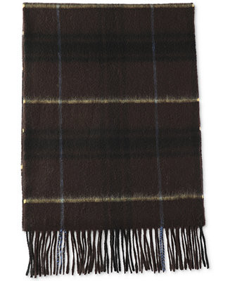 Club Room Men's Plaid Cashmere Scarf, Created for Macy's - Macy's | Macy's