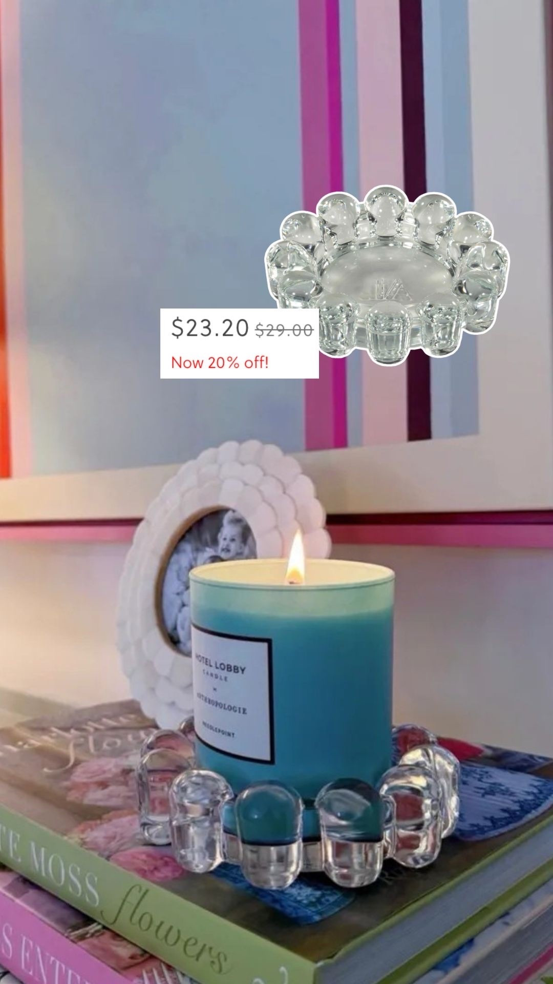 Sale alert! The perfect way to elevate a candle at home!