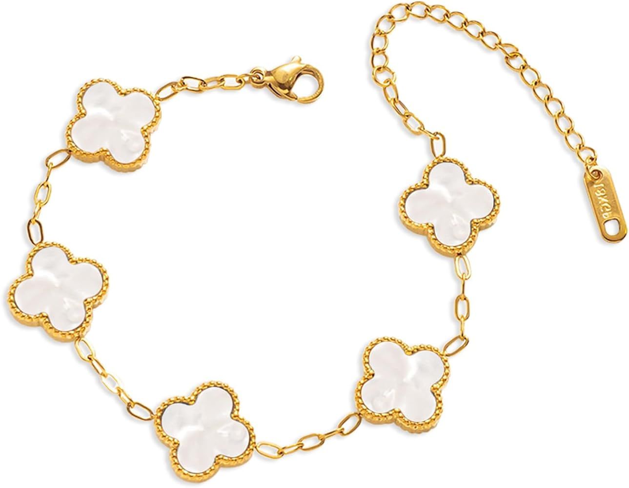 18k Gold Bracelet Fashion gold | Amazon (US)