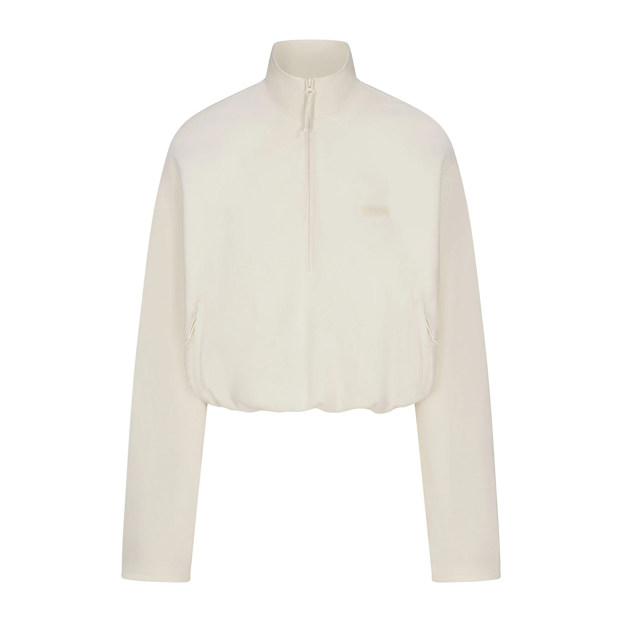 OUTDOOR FLEECE HALF ZIP PULLOVER | ECRU | SKIMS | SKIMS (US)