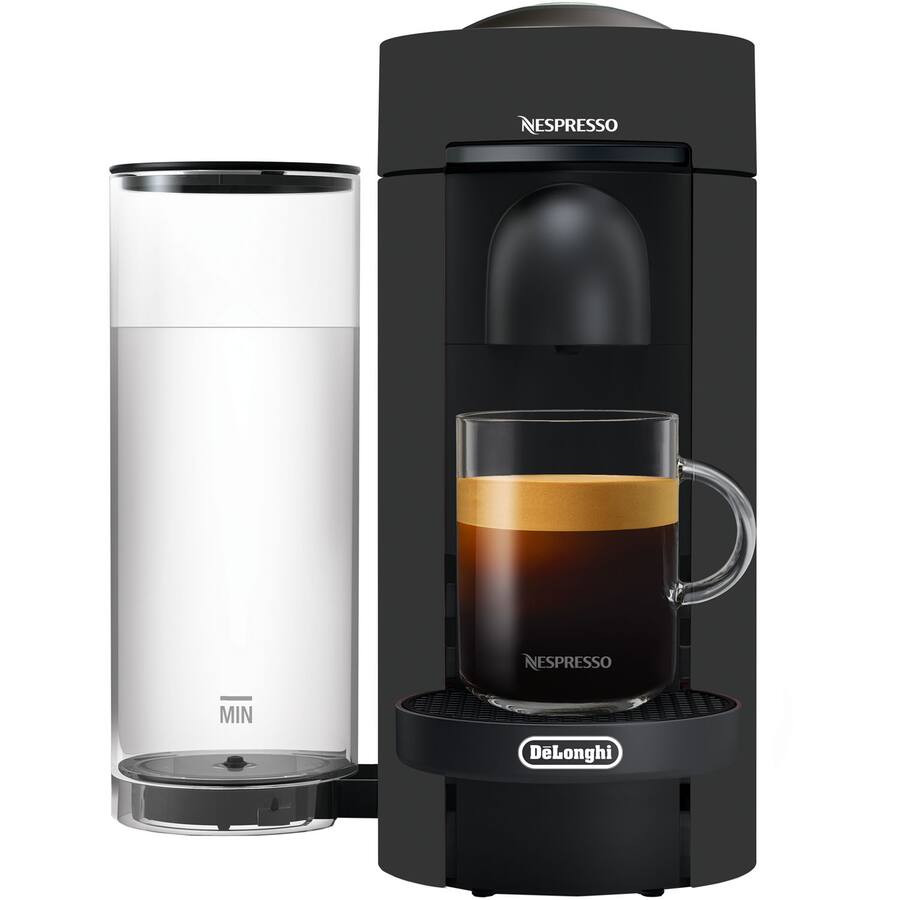 Nespresso - VertuoPlus Coffee & Espresso Single-Serve Machine - Black Matte | Best Buy U.S.