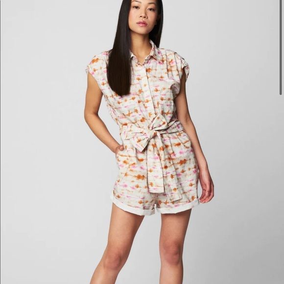 Blank NYC Rooftop Party Linen Romper | Poshmark