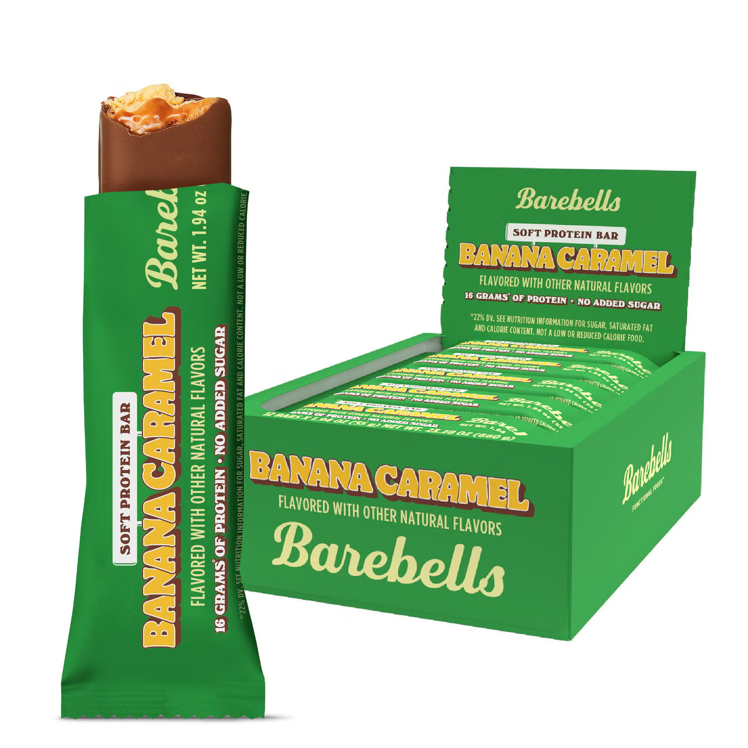 Soft Protein Bar - Banana Caramel (12 Bars) | GNC