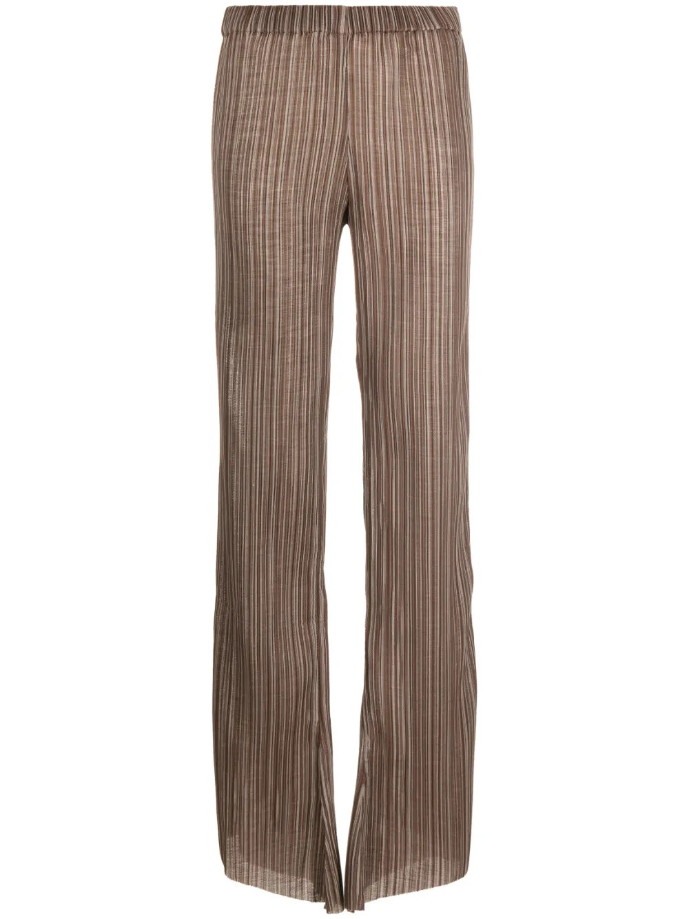 Ludovic De Saint Sernin Pleated straight-leg Trousers - Farfetch | Farfetch Global