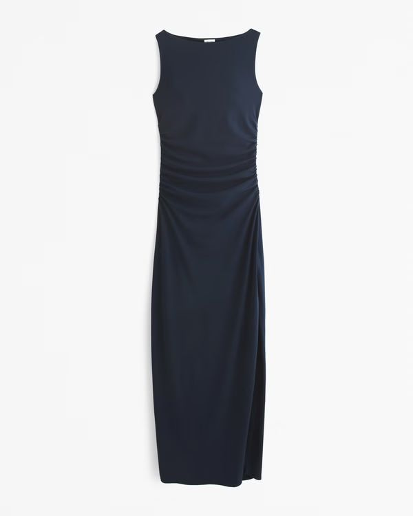 Women's Slash Knit Midi Dress | Women's | Abercrombie.com | Abercrombie & Fitch (US)